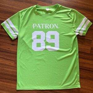 New Green Patron Jersey T-Shirt with White Accents